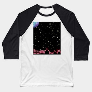 Neon Night Baseball T-Shirt